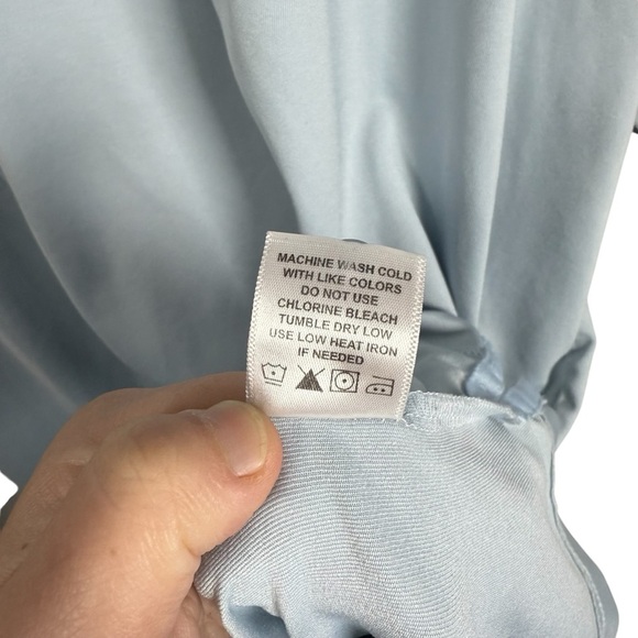 Mizzen + Main Phil Mickelson Men’s Golf Polo in Baby Blue Size XXL - Picture 9 of 9